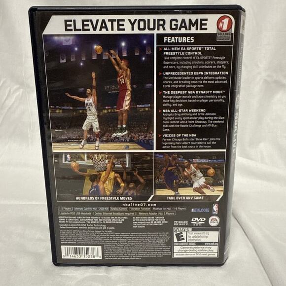 NBA Live 07 (Sony PlayStation 2, 2006) - Picture 3 of 4